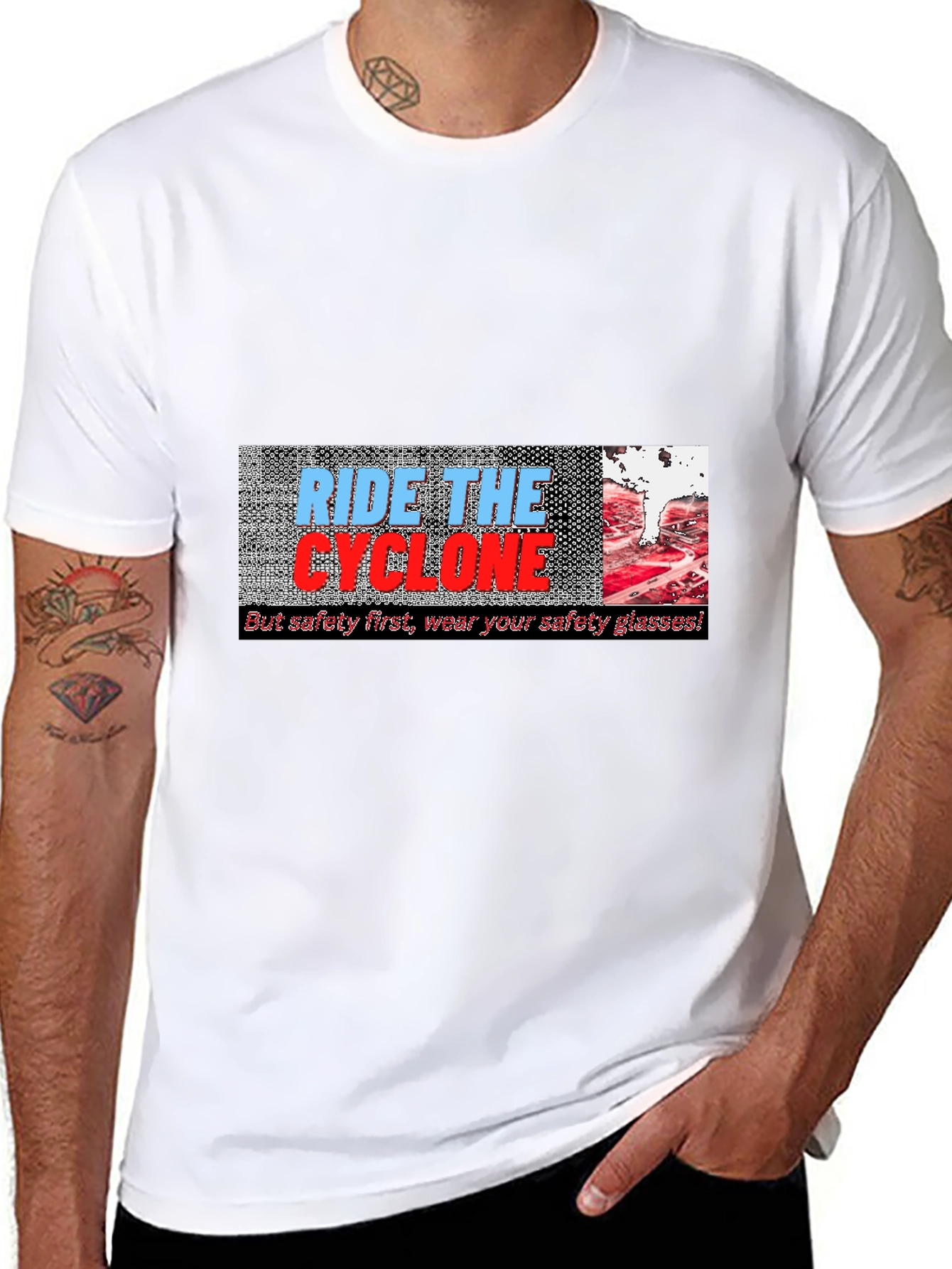 Ride the Cyclone T-Shirt - Safety First!