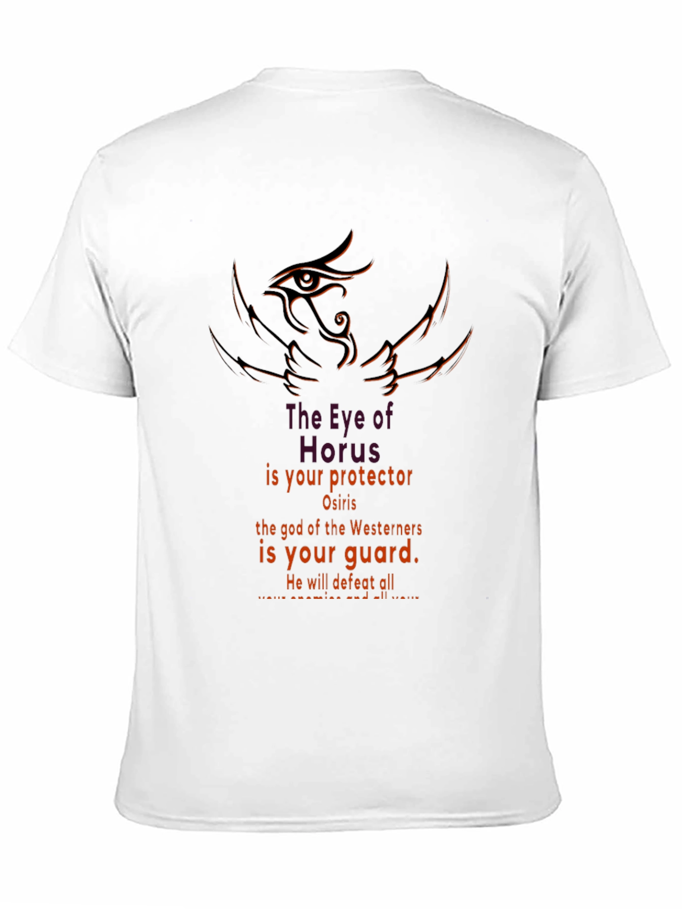 Eye of Horus T-Shirt - Egyptian God Osiris Protector Tee