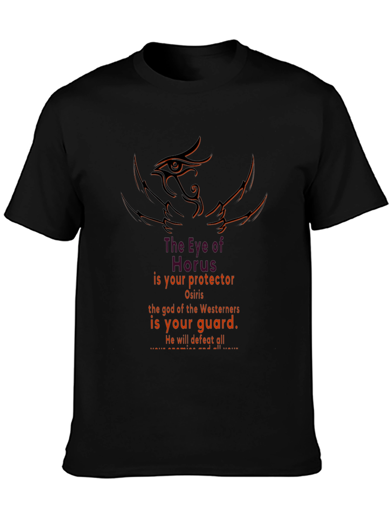 Eye of Horus T-Shirt - Egyptian God Osiris Protector Tee