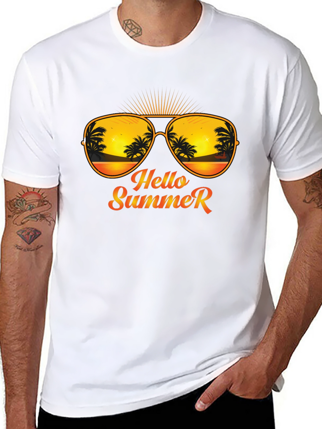 Hello Summer Graphic T-Shirt