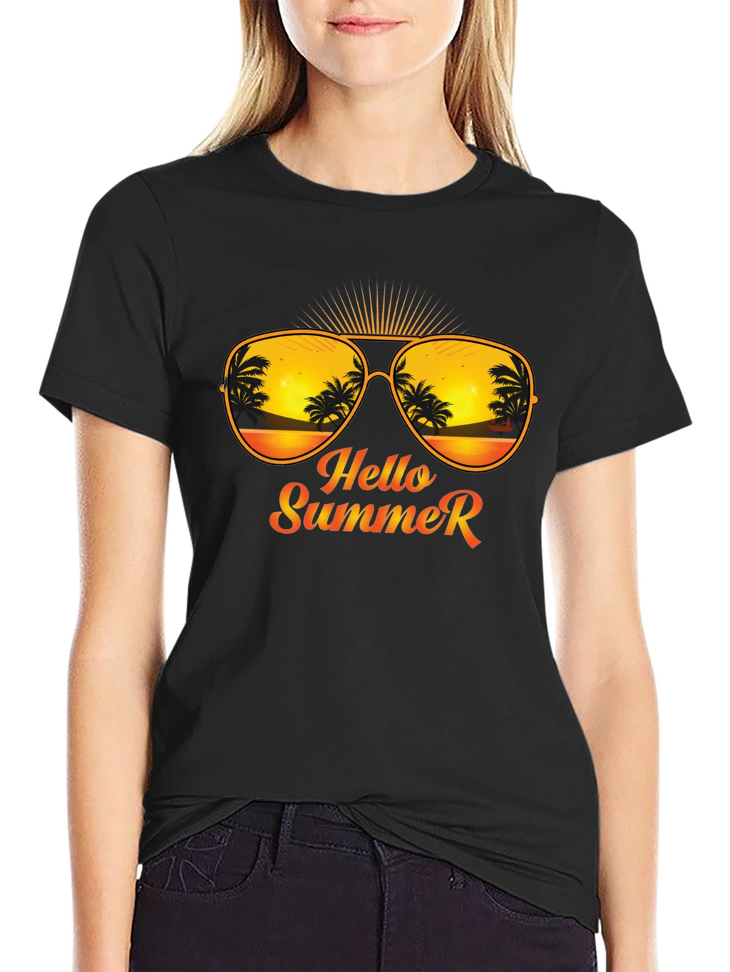 Hello Summer Graphic T-Shirt