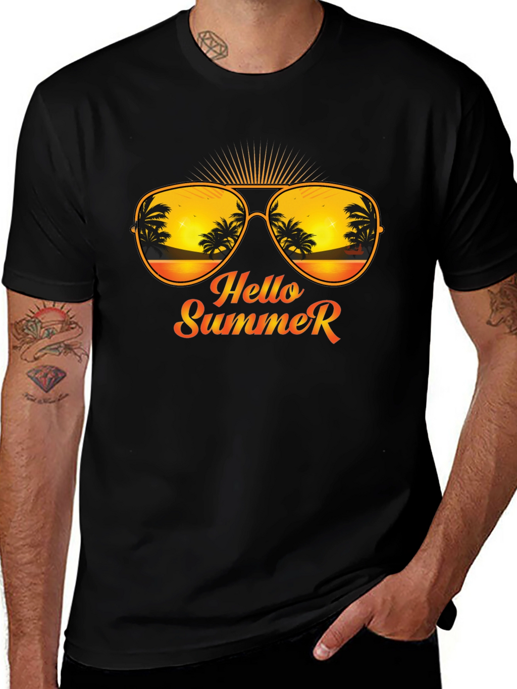 Hello Summer Graphic T-Shirt