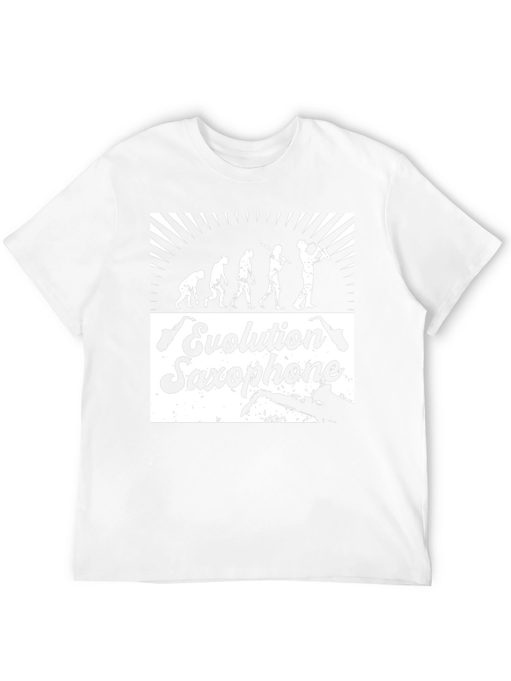Evolution Saxophone T-Shirt - Funny Music Tee