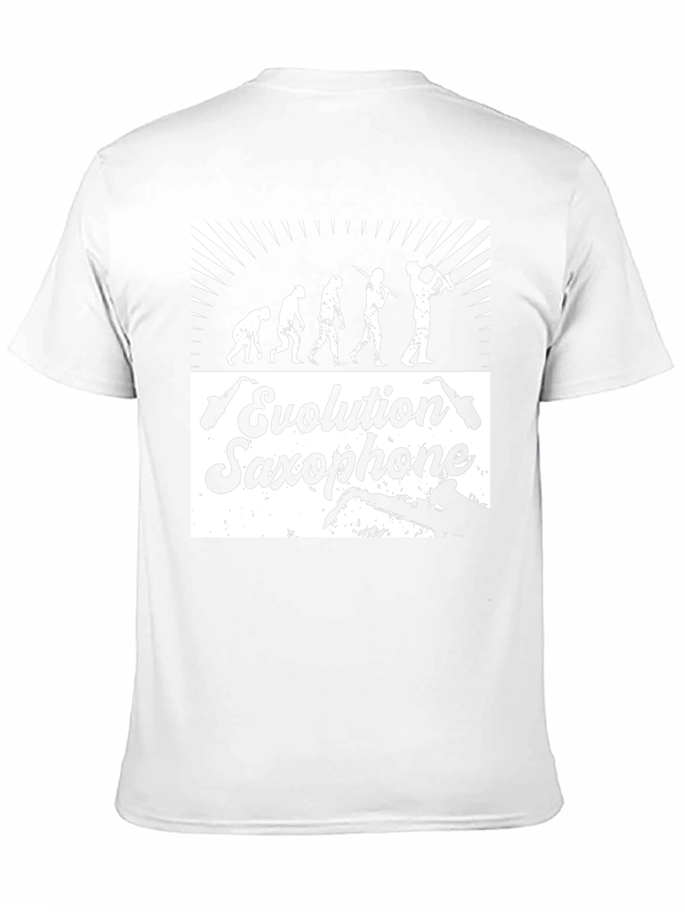Evolution Saxophone T-Shirt - Funny Music Tee