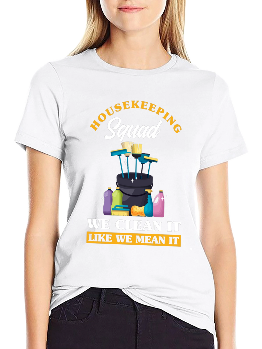 Housekeeping Squad Graphic T-Shirt