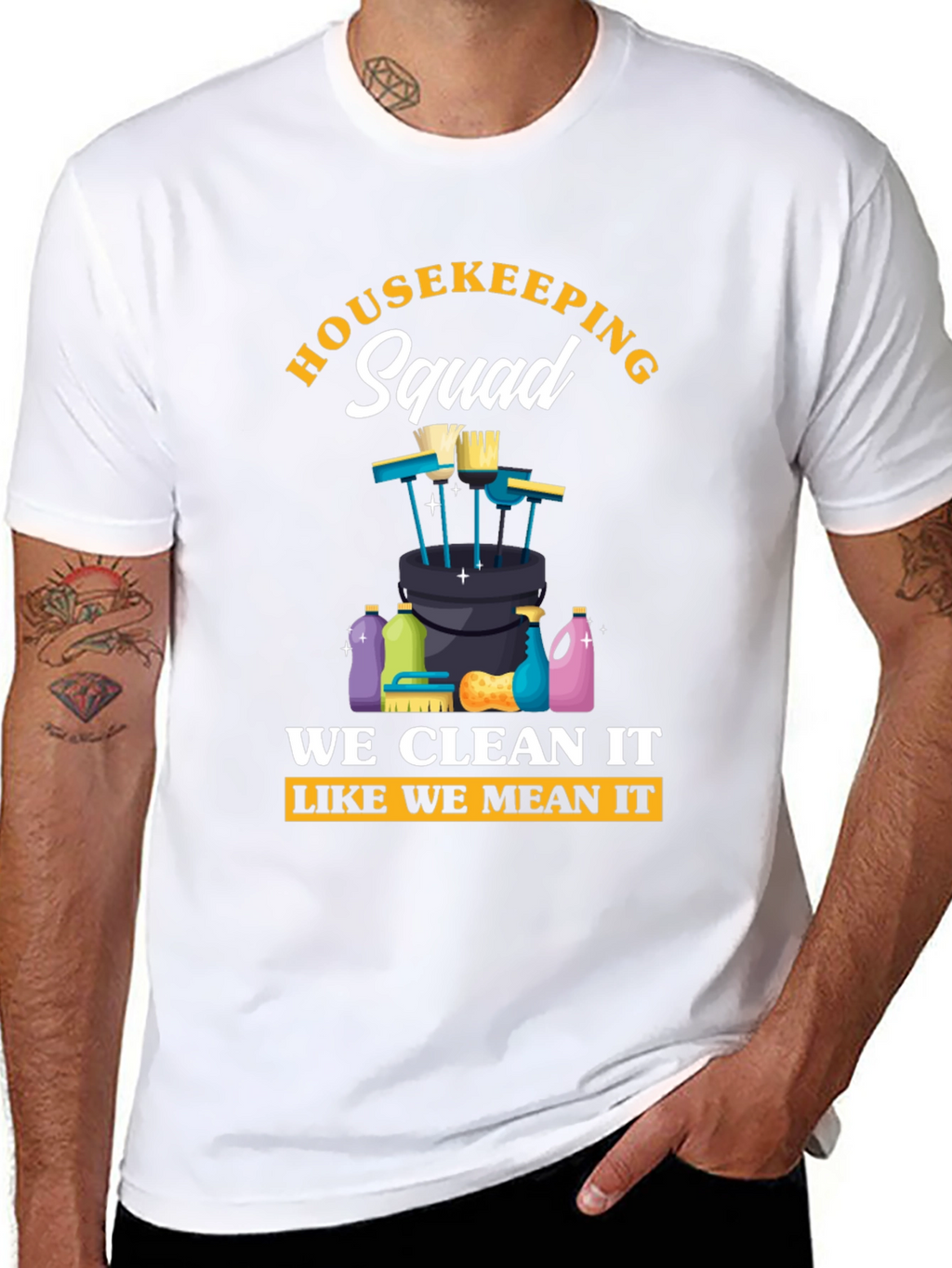 Housekeeping Squad Graphic T-Shirt