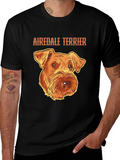 Airedale Terrier Graphic T-Shirt Dog Breed Tee