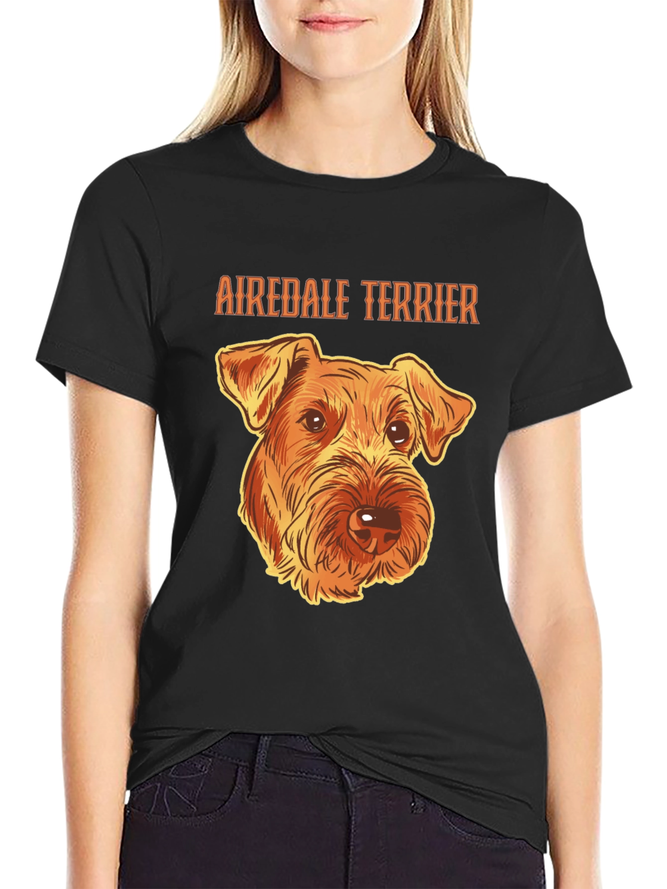 Airedale Terrier Graphic T-Shirt Dog Breed Tee
