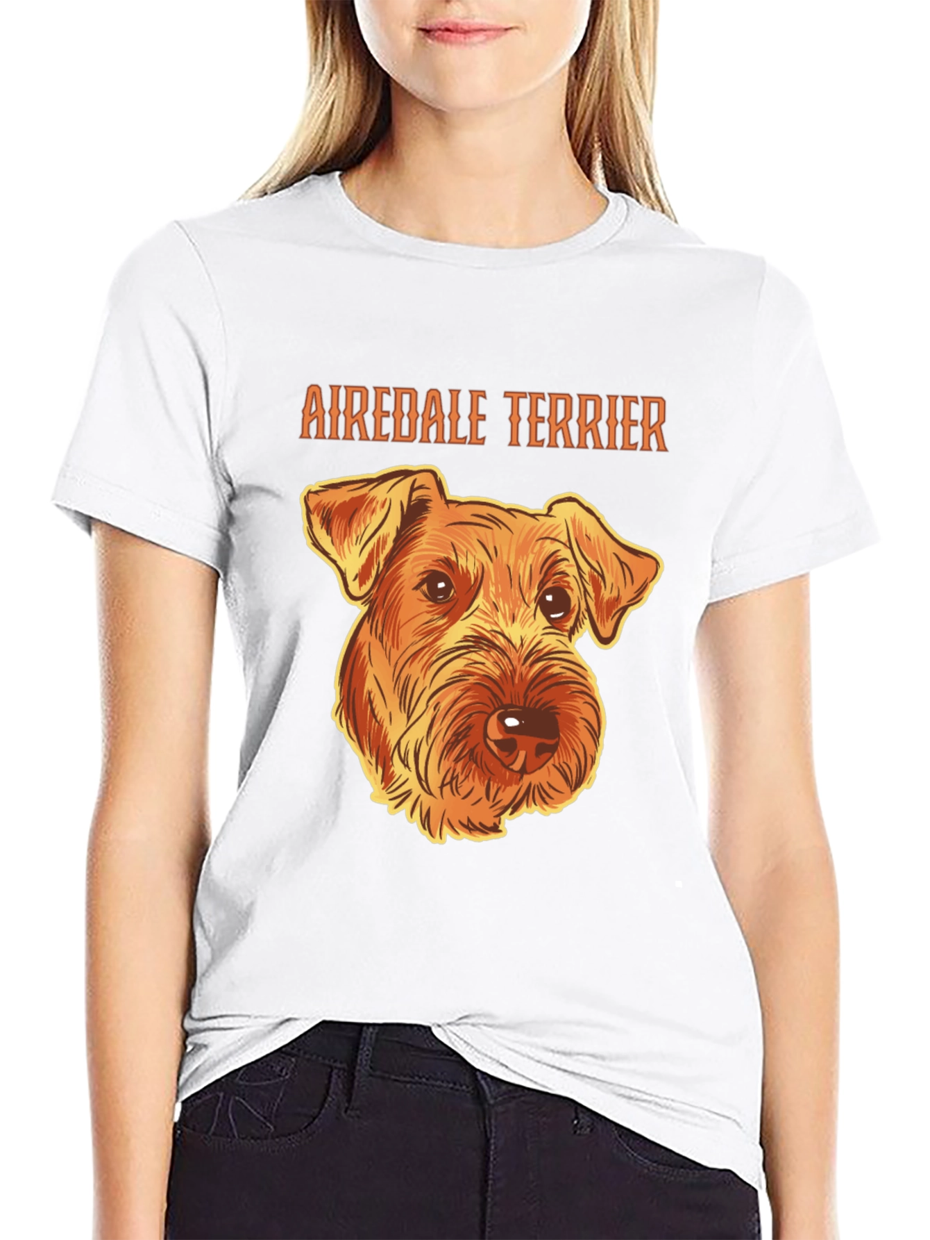 Airedale Terrier Graphic T-Shirt Dog Breed Tee