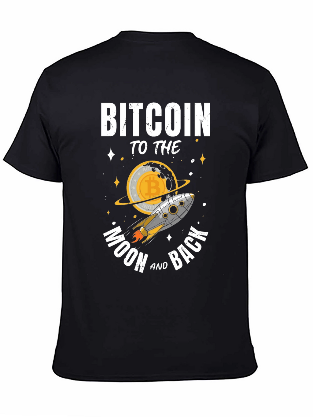 Bitcoin To The Moon Graphic Tee