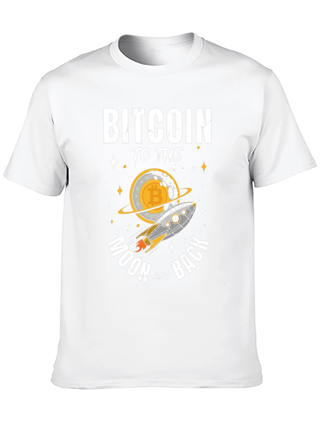 Bitcoin To The Moon Graphic Tee