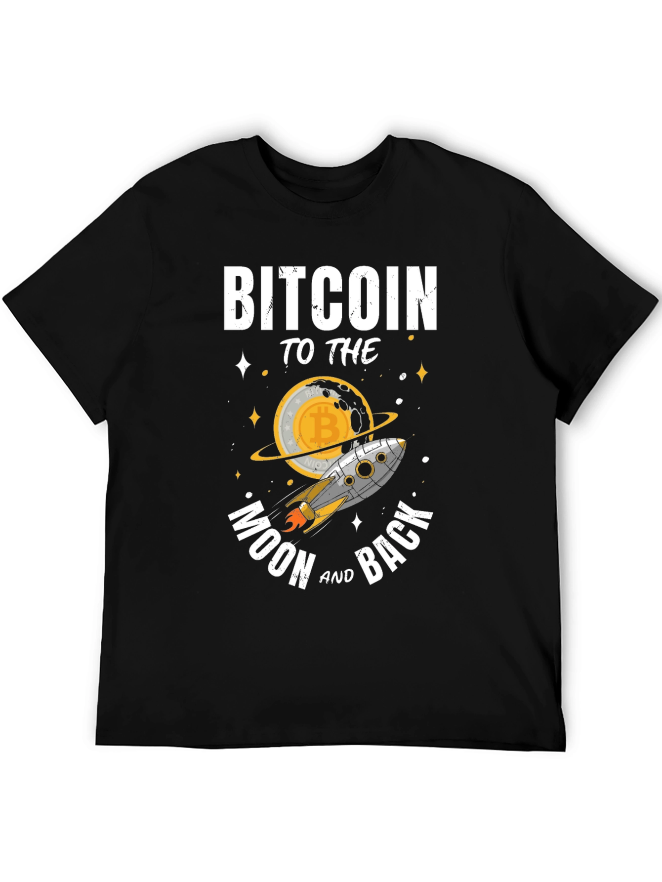 Bitcoin To The Moon Graphic Tee