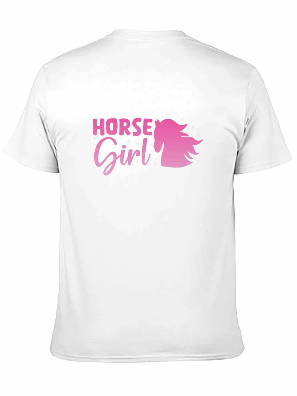Horse Girl Graphic Tee - Black Cotton Shirt