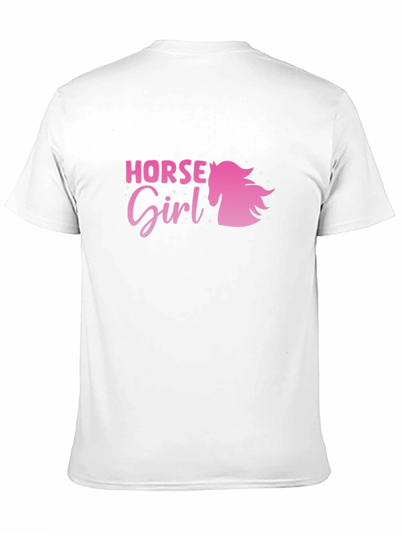 Horse Girl Graphic Tee - Black Cotton Shirt