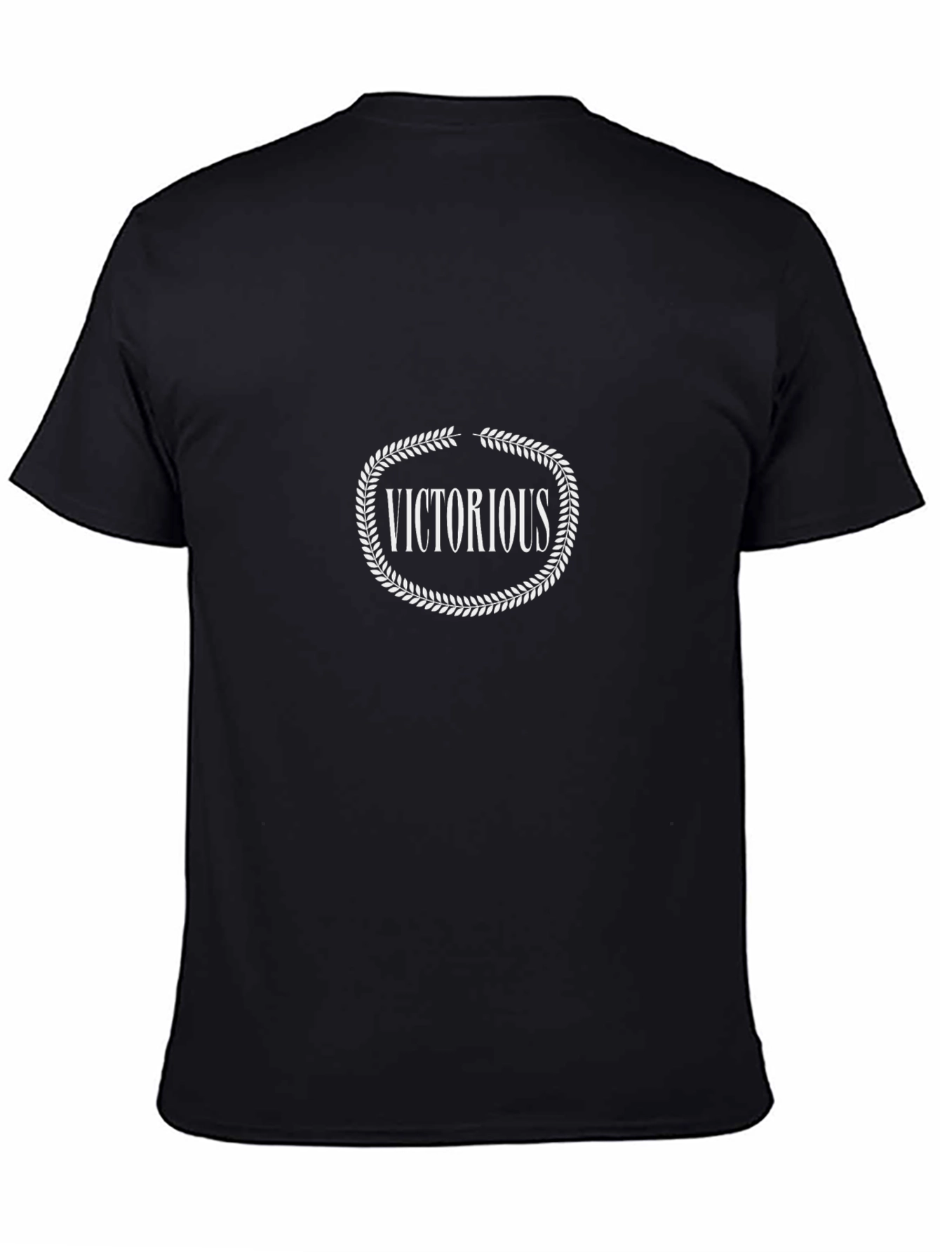 Victorious Graphic Tee - Black Cotton T-Shirt