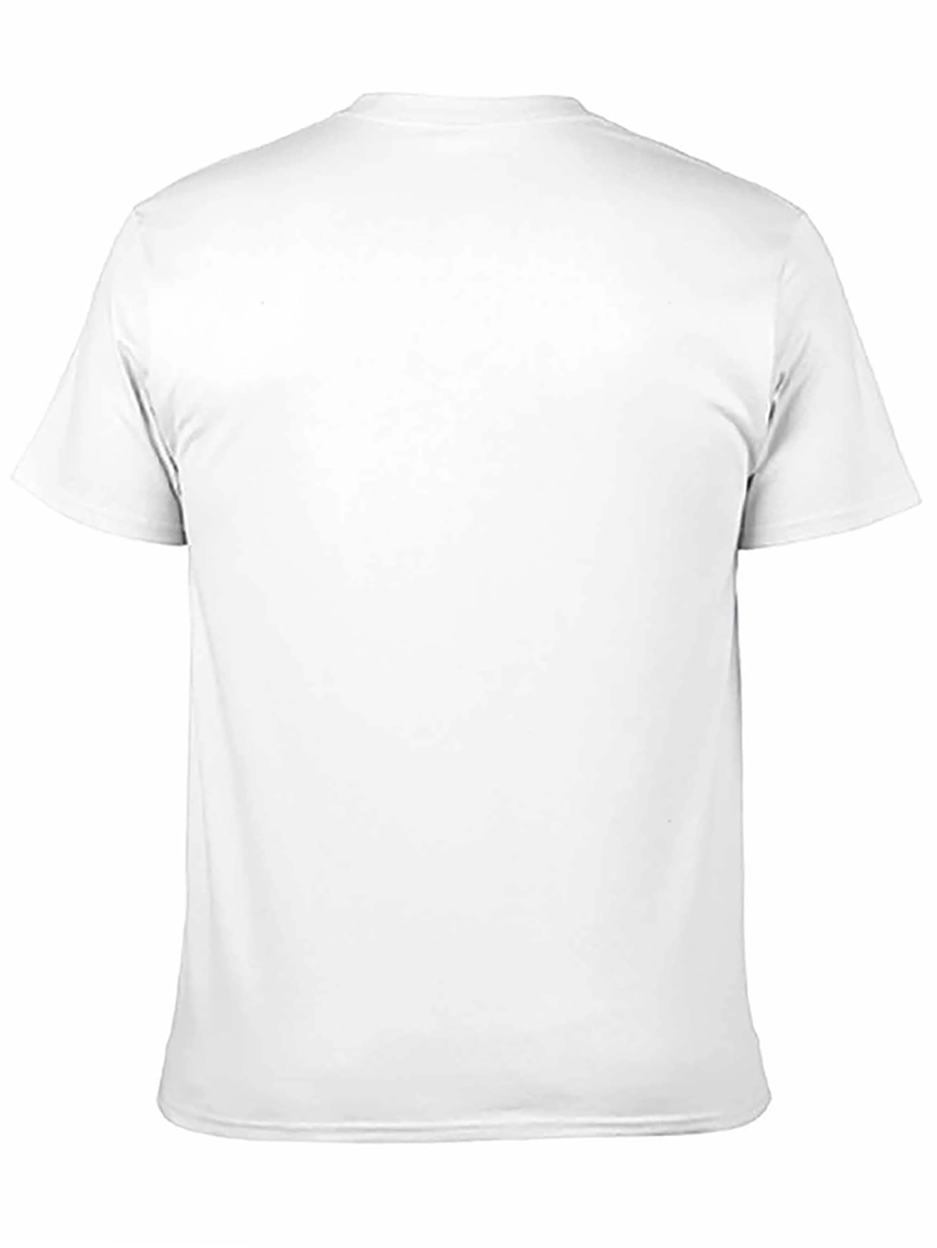 Mens Solid Black Crew Neck T-Shirt