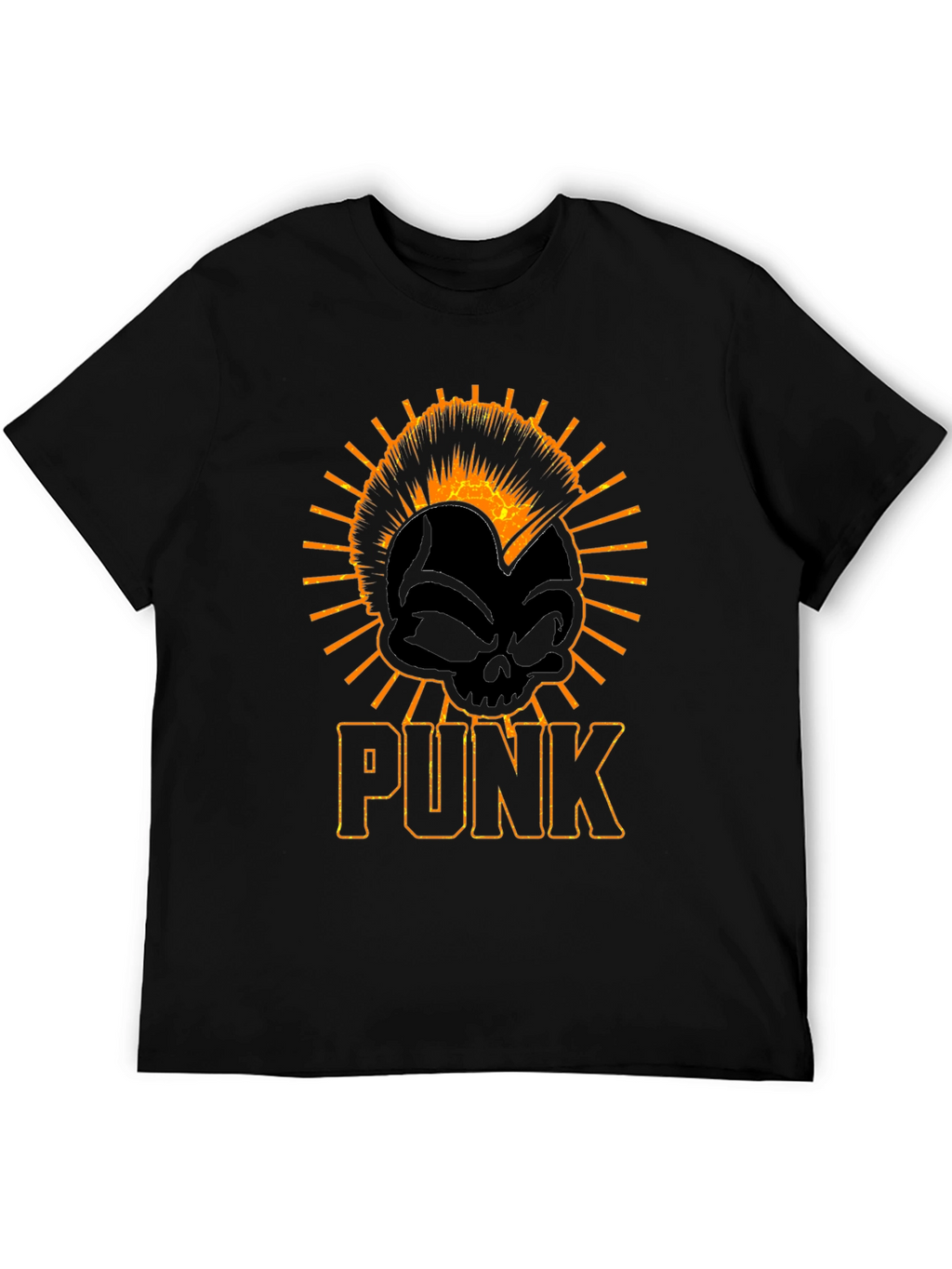 Punk Skull Graphic Tee - Edgy Style