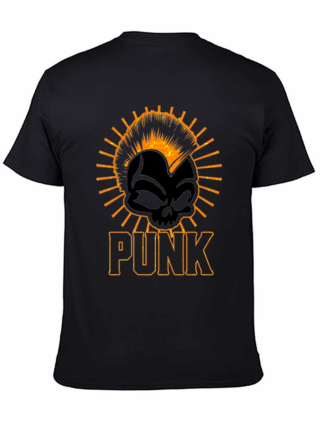 Punk Skull Graphic Tee - Edgy Style