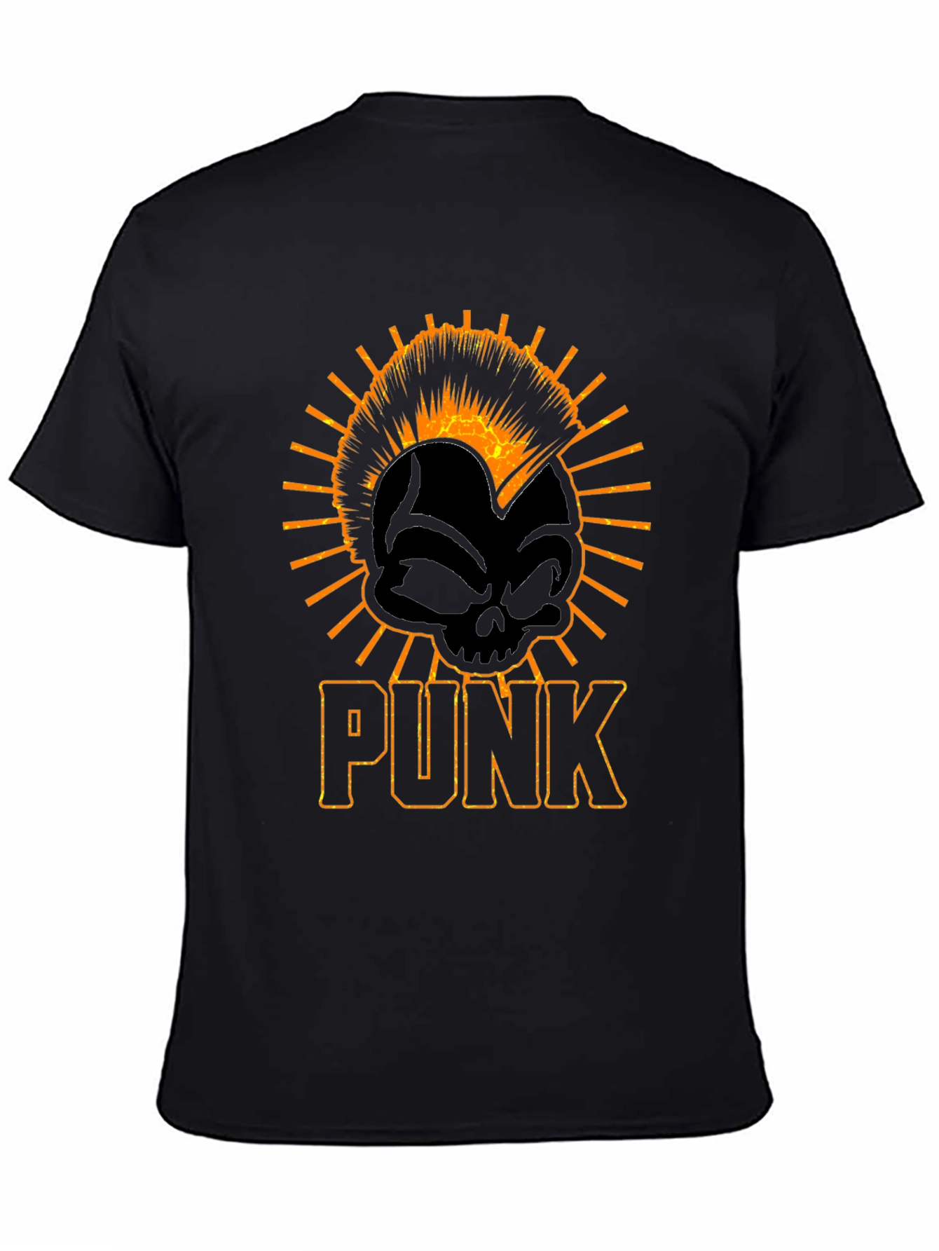 Punk Skull Graphic Tee - Edgy Style