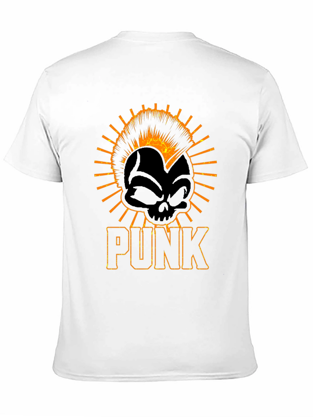 Punk Skull Graphic Tee - Edgy Style