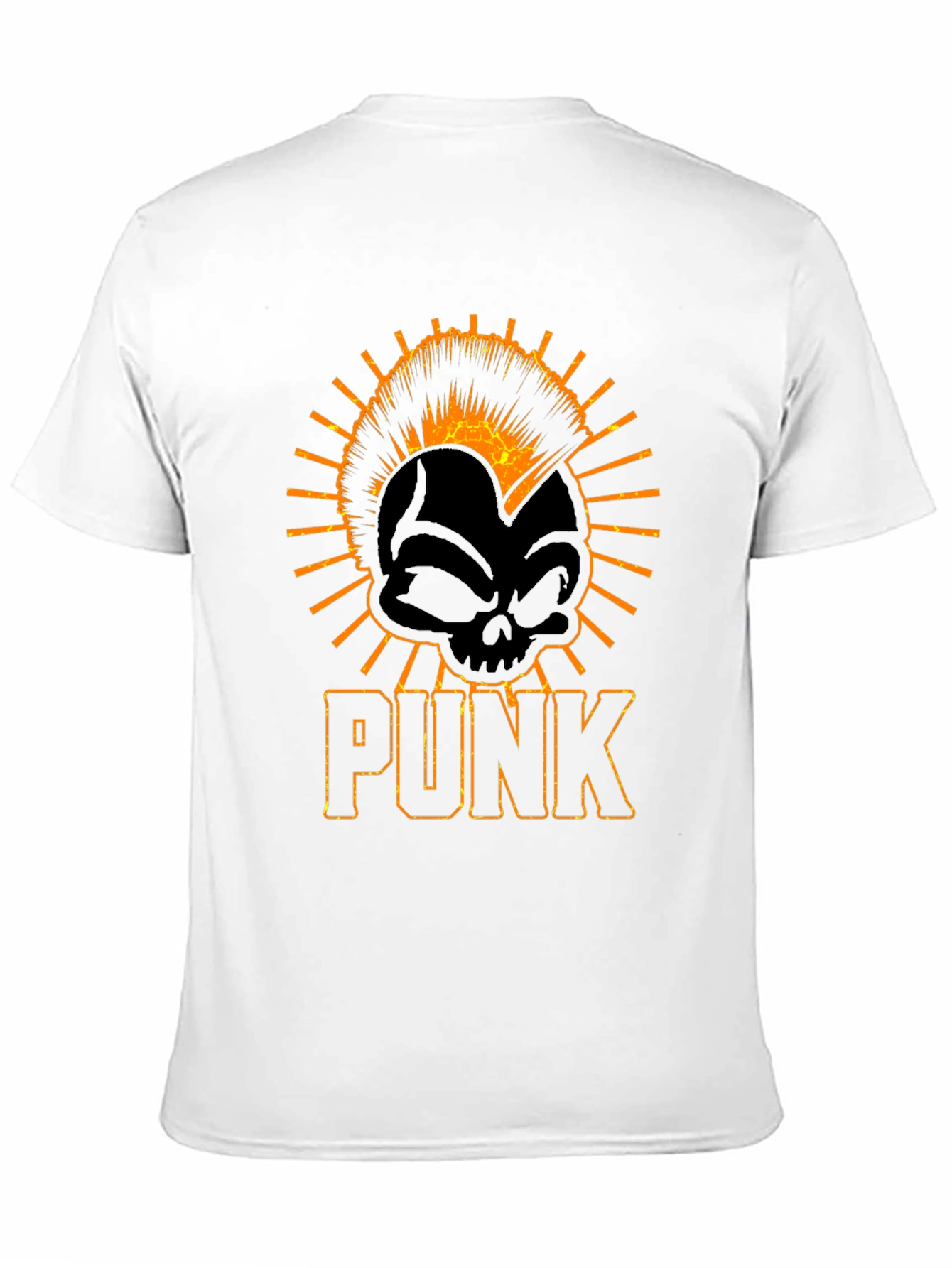 Punk Skull Graphic Tee - Edgy Style