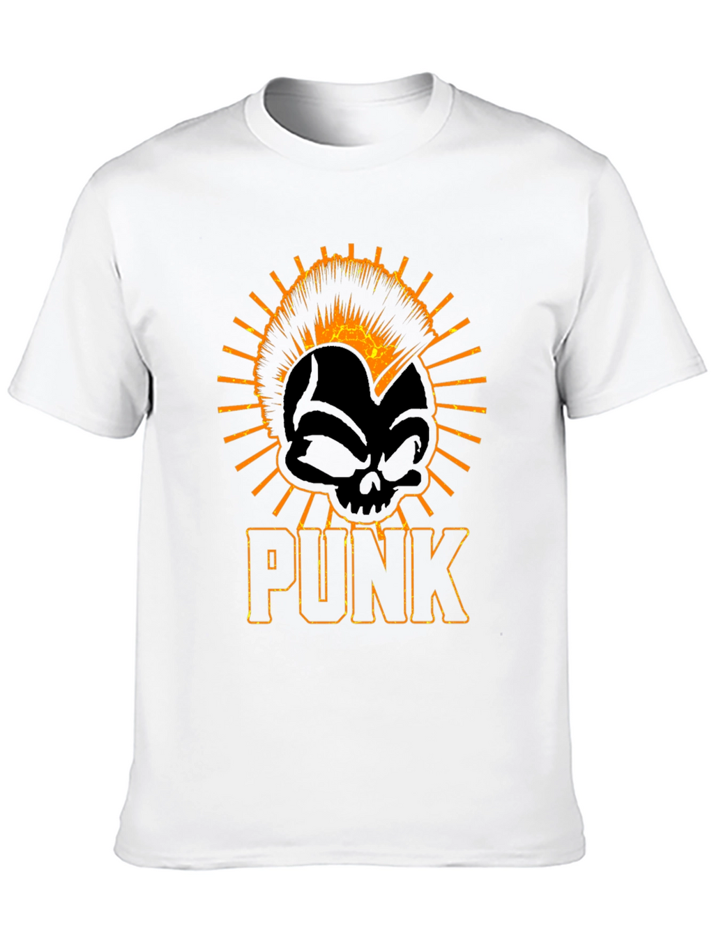 Punk Skull Graphic Tee - Edgy Style