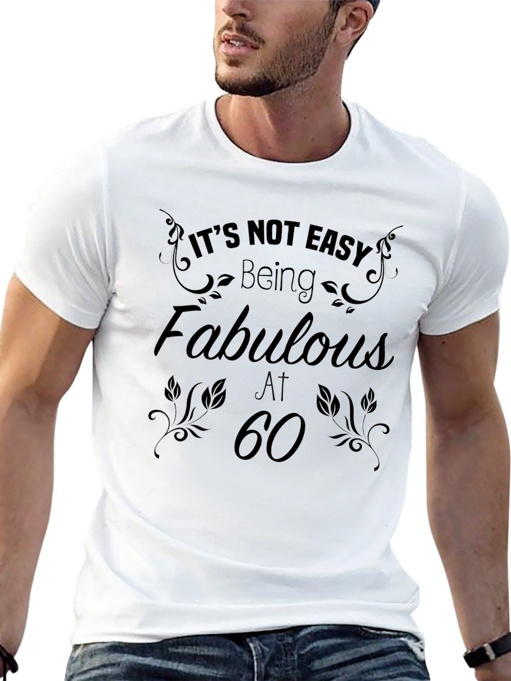 Fabulous at 60 Black Graphic Tee