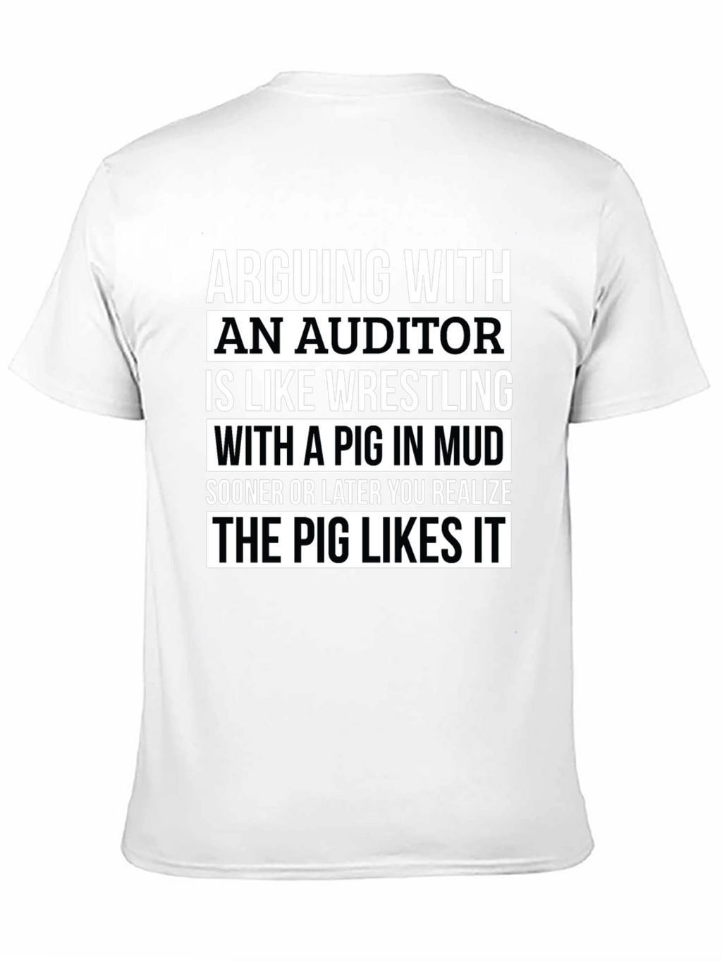 Arguing with an Auditor Funny T-Shirt