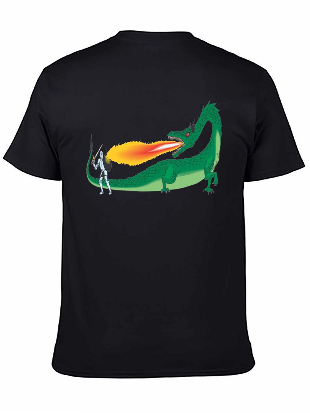 Dragon Slayer Graphic Tee - Black