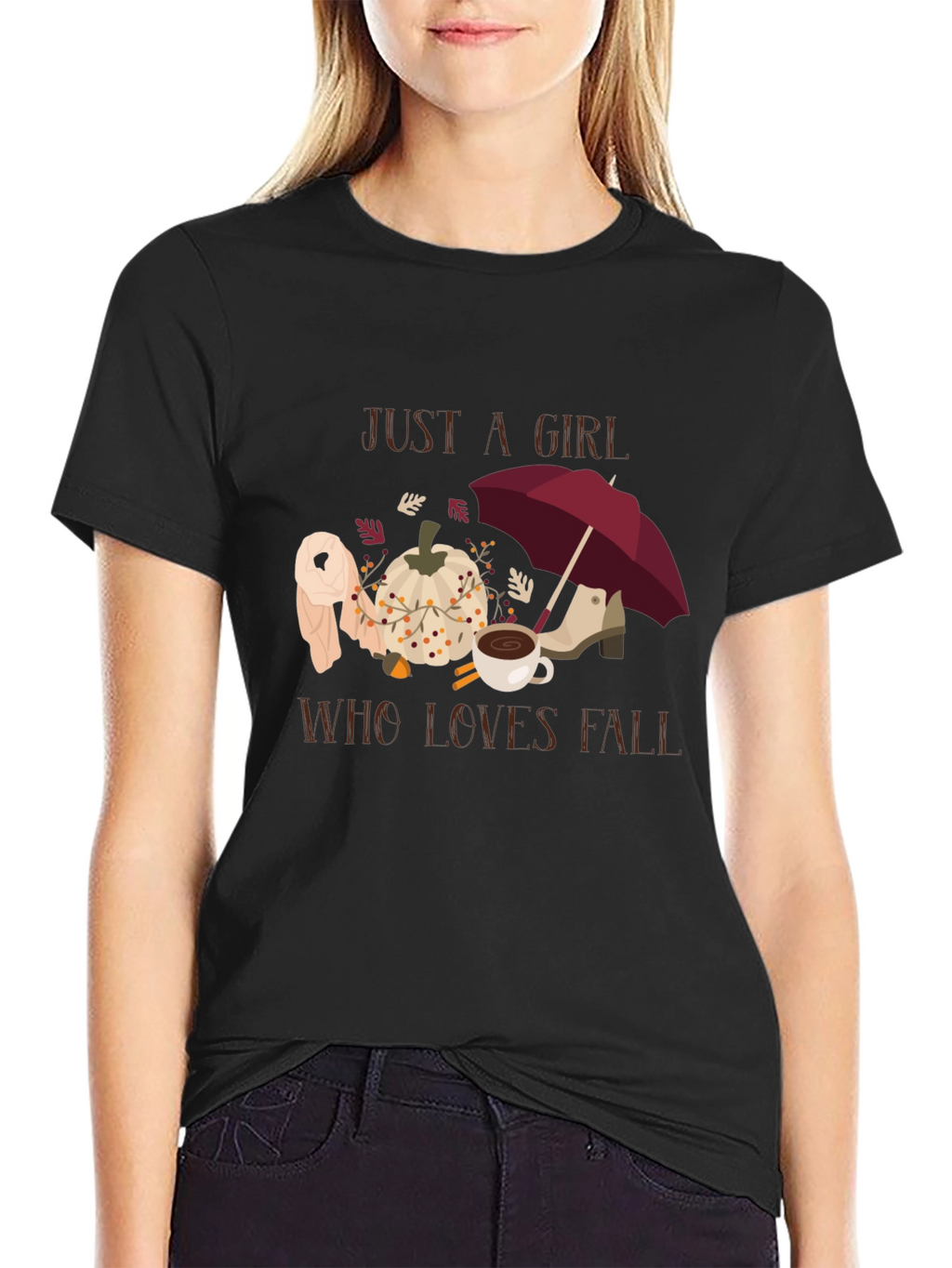 Just a Girl Who Loves Fall T-Shirt