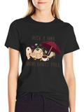 Just a Girl Who Loves Fall T-Shirt