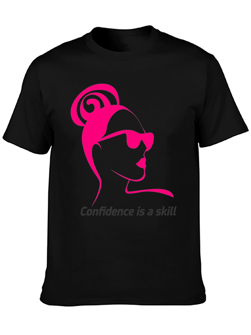 Confidence Skill T-Shirt - Black Stylish Tee