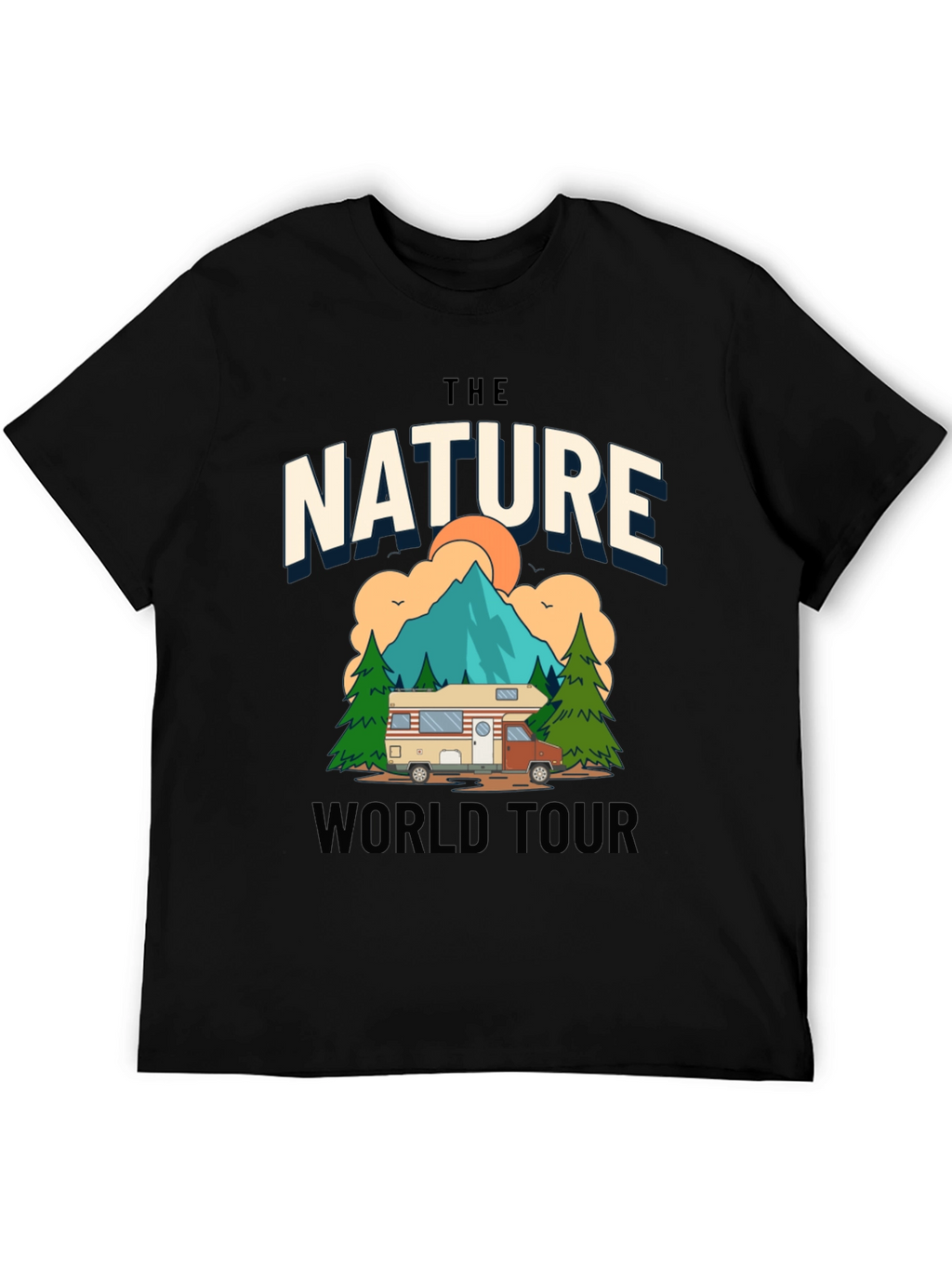 Nature World Tour Graphic Tee - Adventure Awaits!