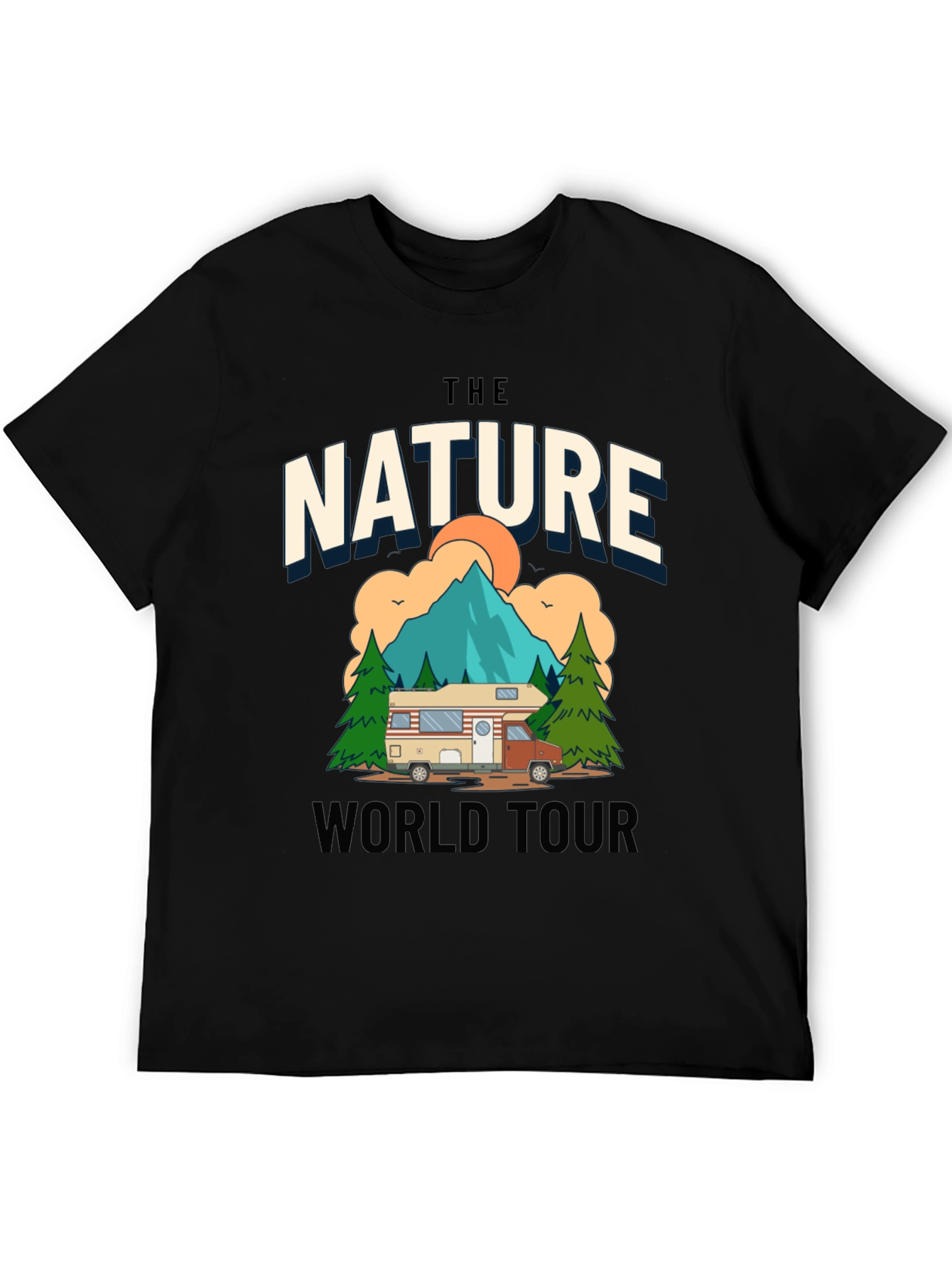 Nature World Tour Graphic Tee - Adventure Awaits!