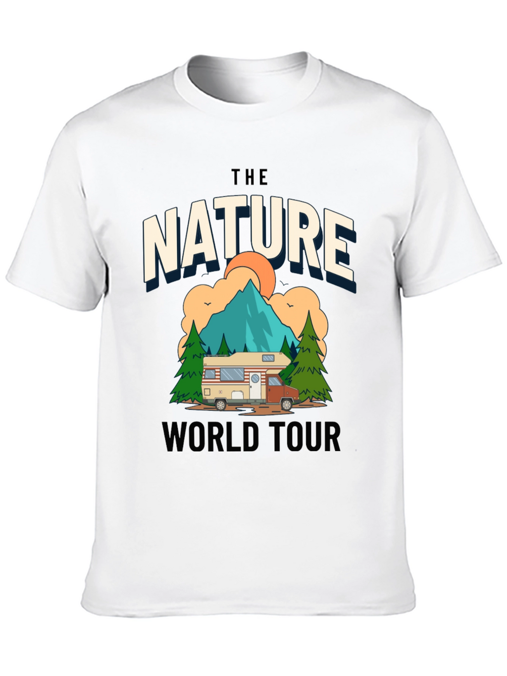 Nature World Tour Graphic Tee - Adventure Awaits!