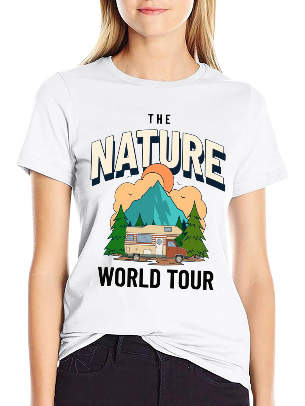 Nature World Tour Graphic Tee - Adventure Awaits!