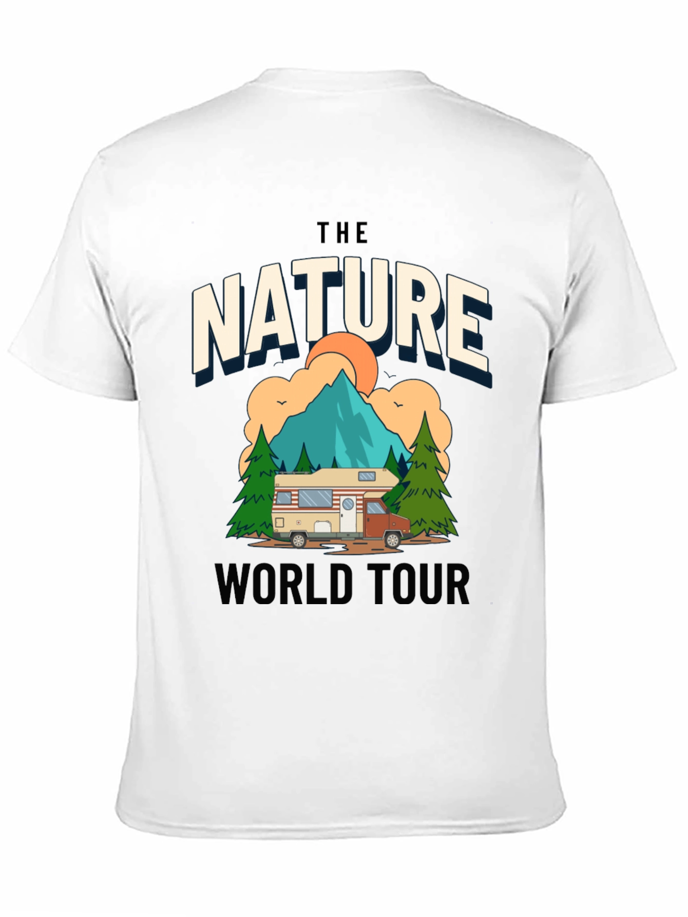 Nature World Tour Graphic Tee - Adventure Awaits!