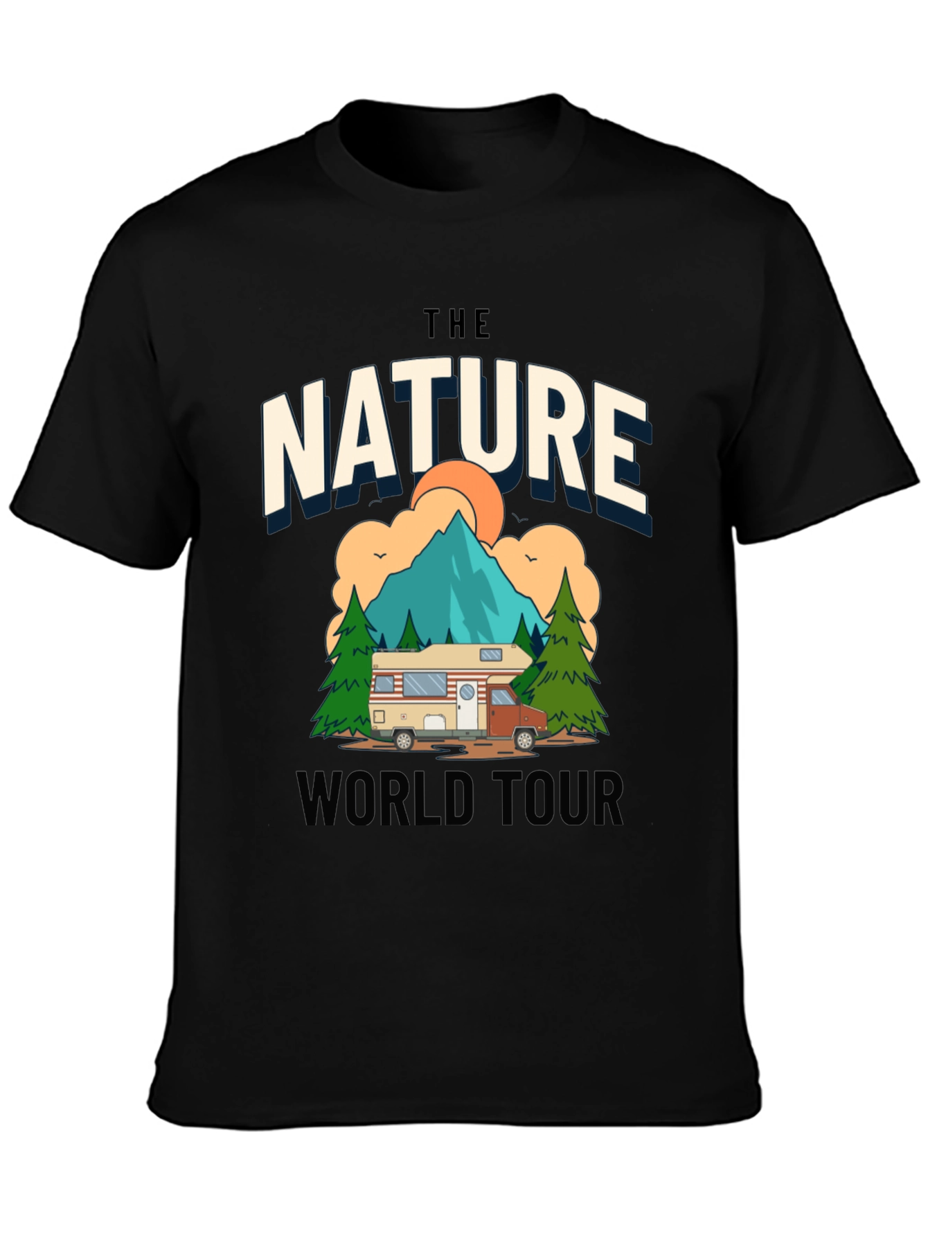 Nature World Tour Graphic Tee - Adventure Awaits!