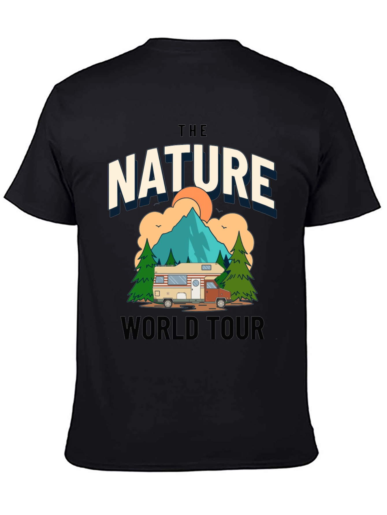 Nature World Tour Graphic Tee - Adventure Awaits!