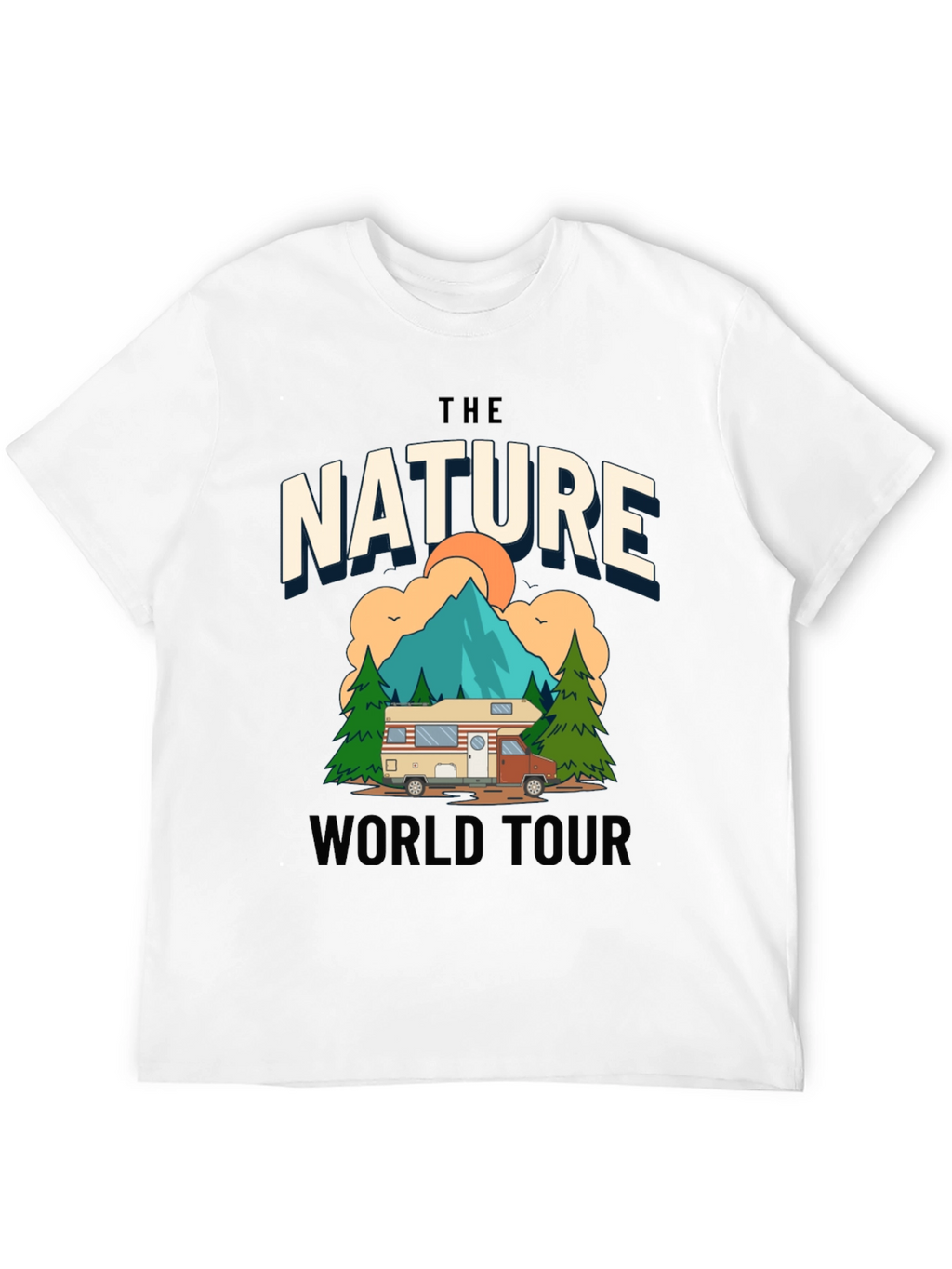 Nature World Tour Graphic Tee - Adventure Awaits!
