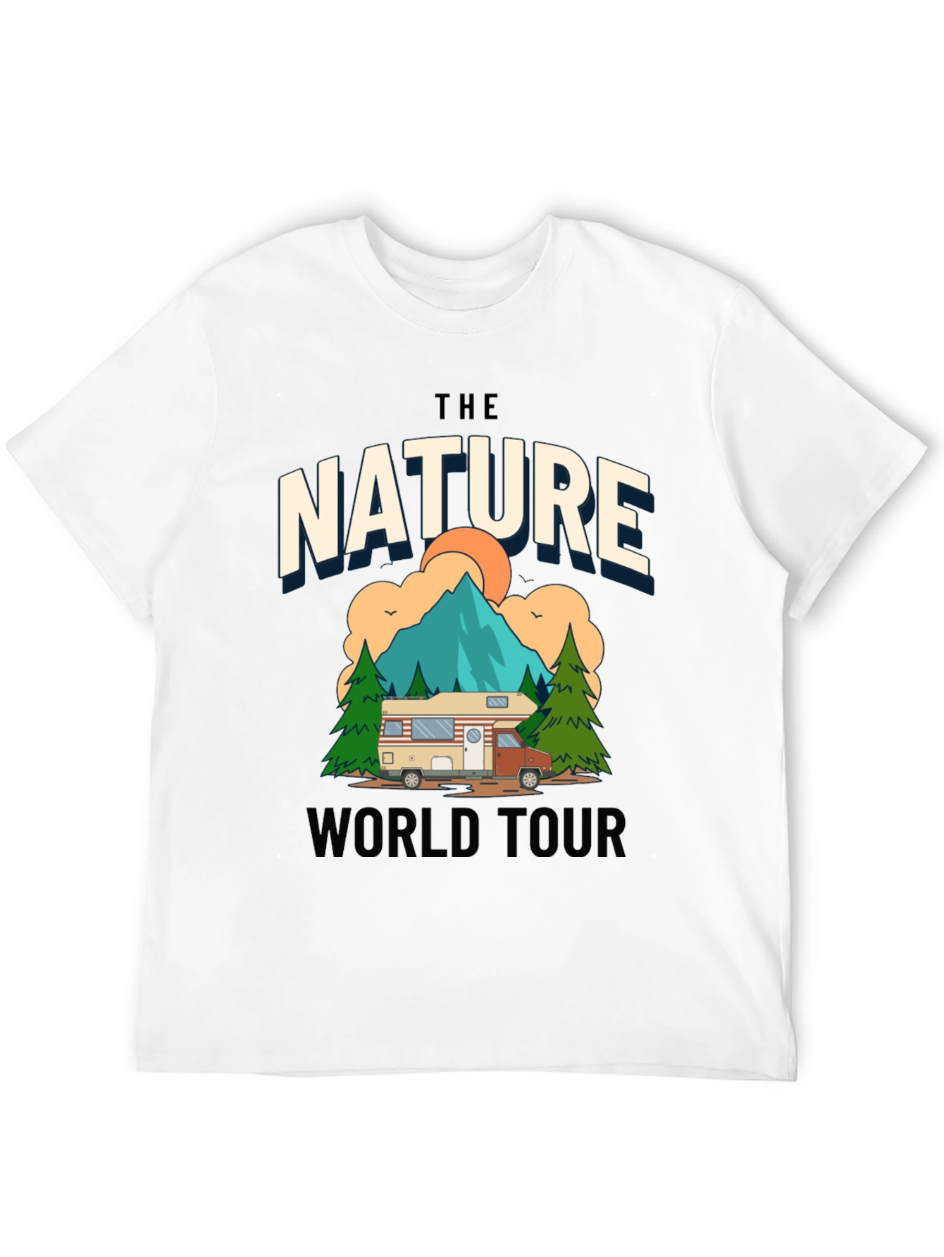 Nature World Tour Graphic Tee - Adventure Awaits!