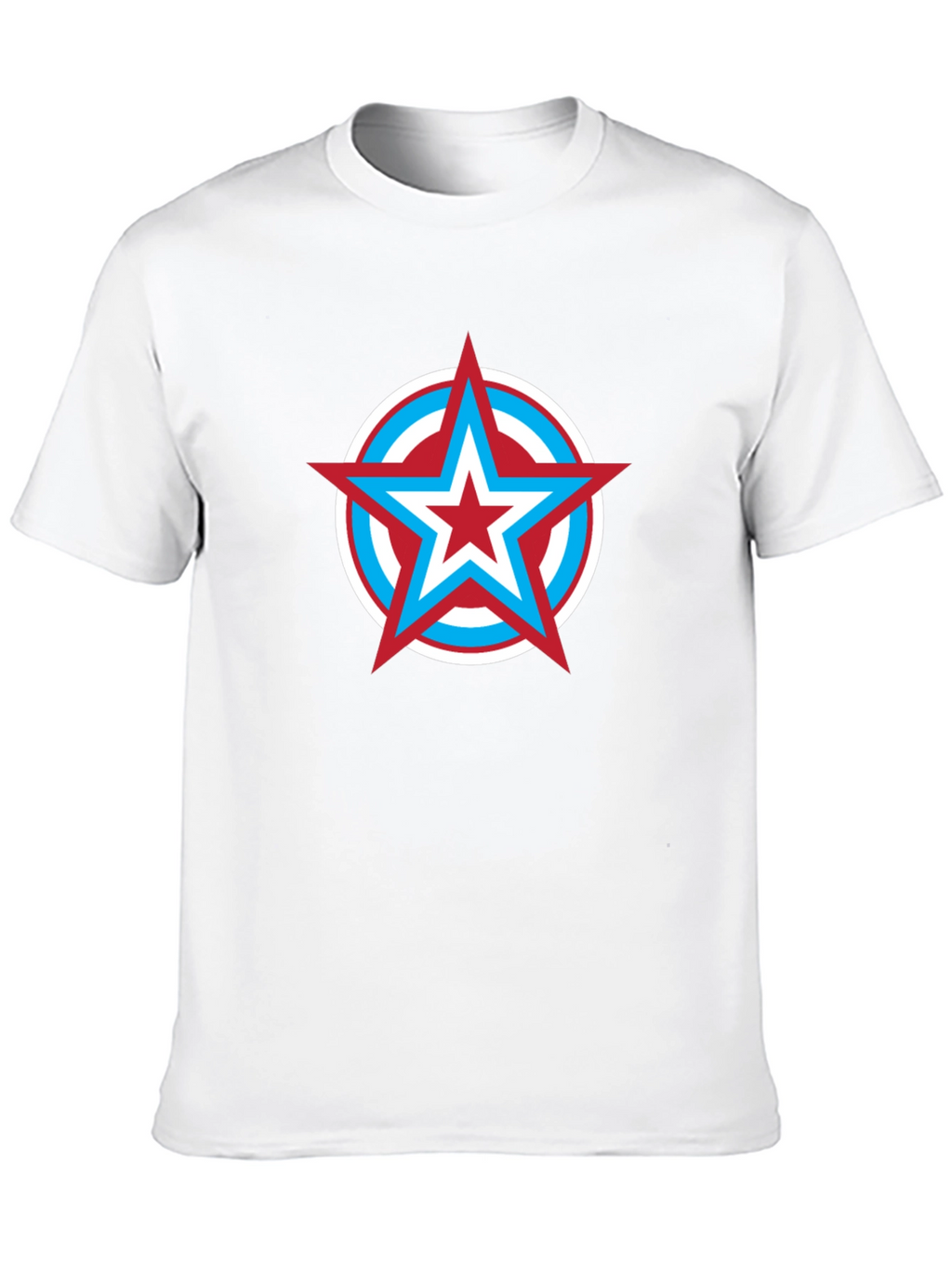 Star Shield Graphic Tee - Mens Black T-Shirt