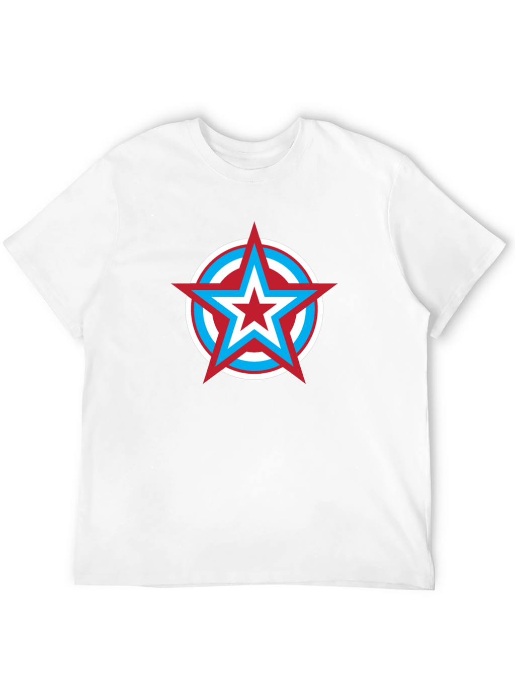 Star Shield Graphic Tee - Mens Black T-Shirt
