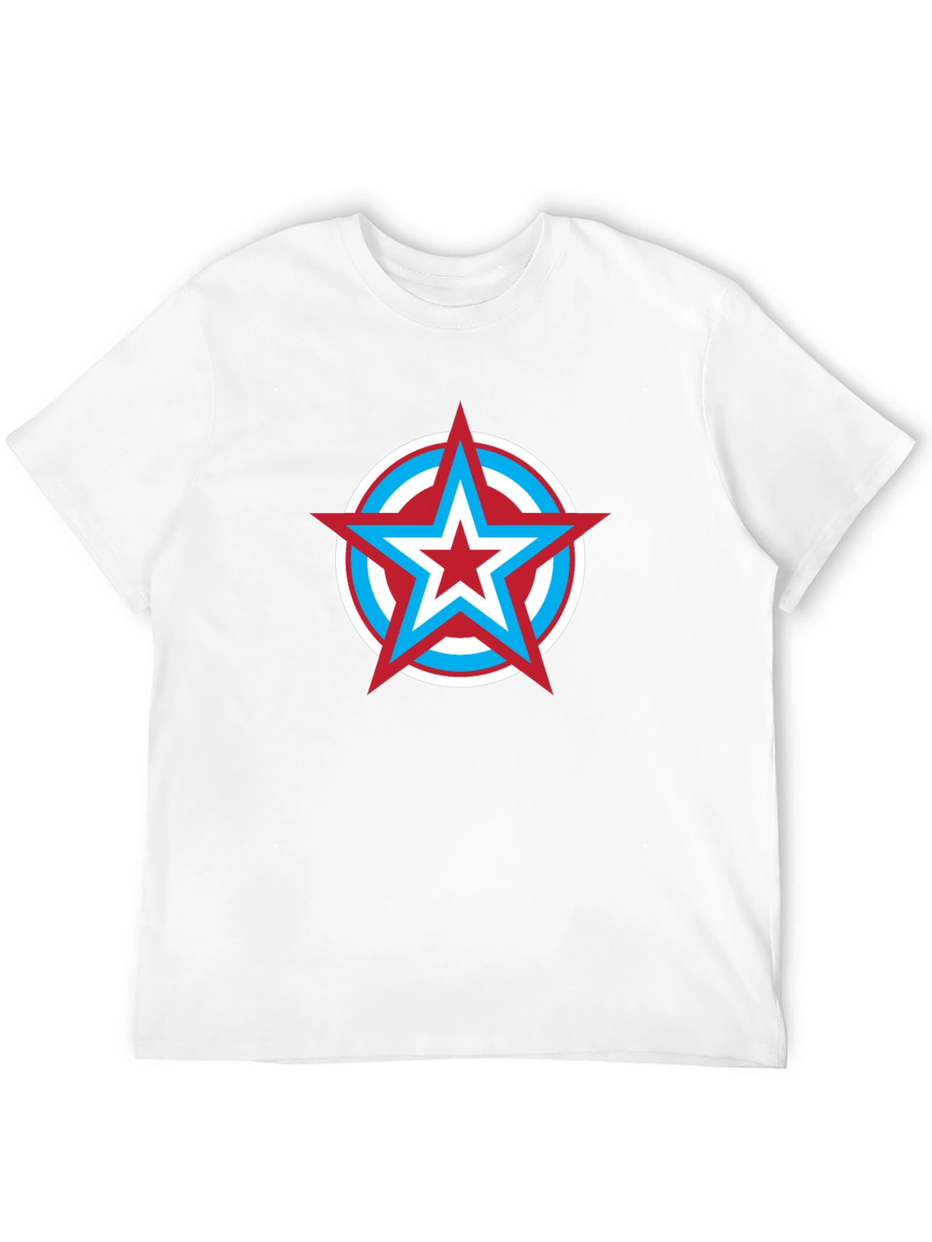 Star Shield Graphic Tee - Mens Black T-Shirt