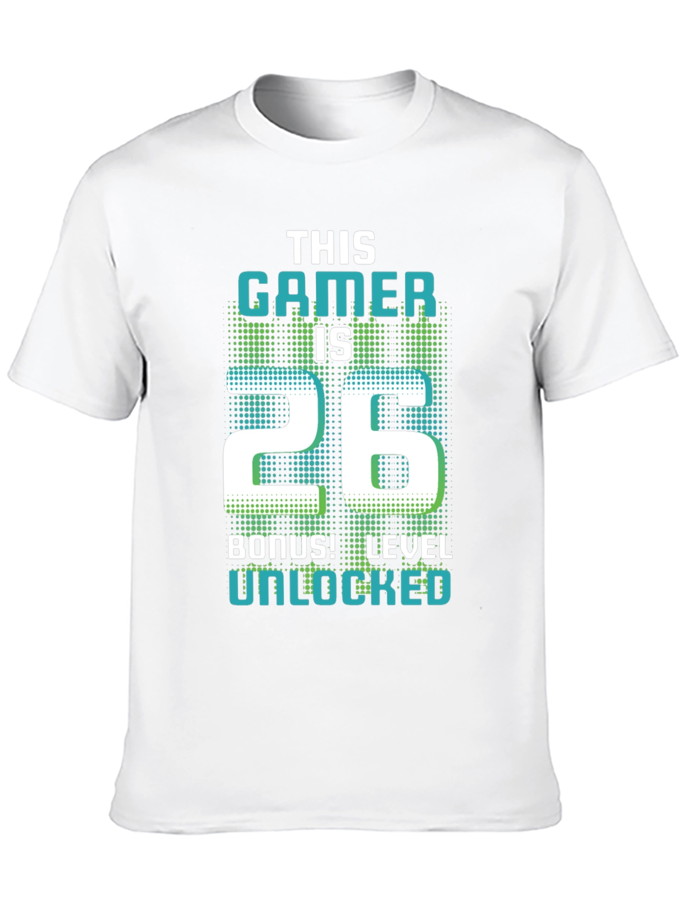 Gamer 26th Birthday Level Unlocked Graphic Tee