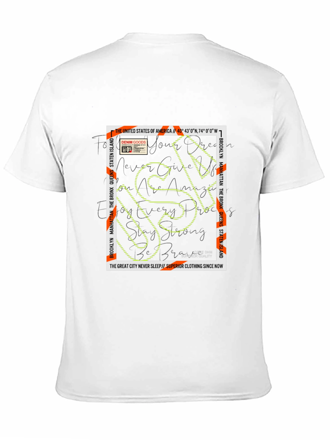 NYC Graphic Print Mens T-Shirt
