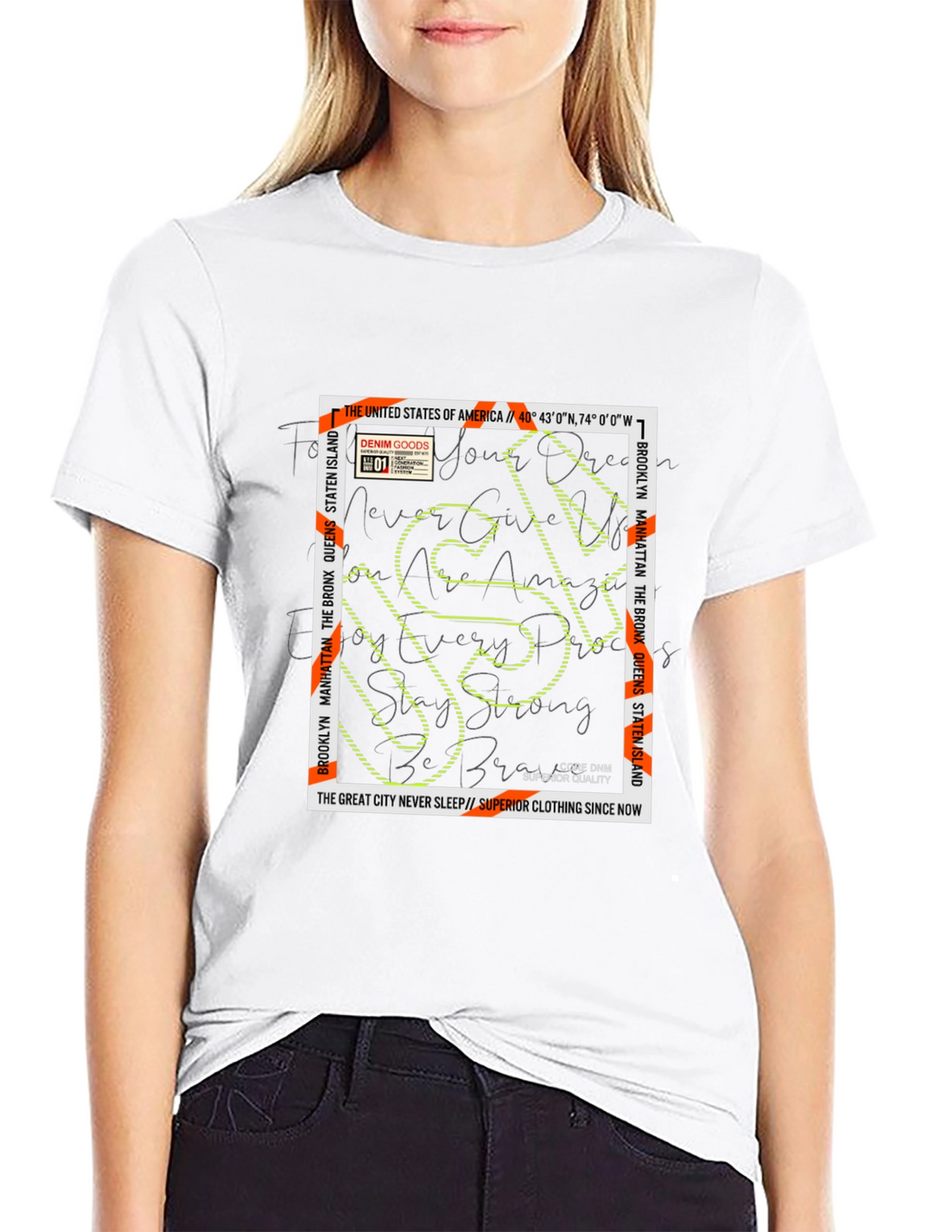 NYC Graphic Print Mens T-Shirt