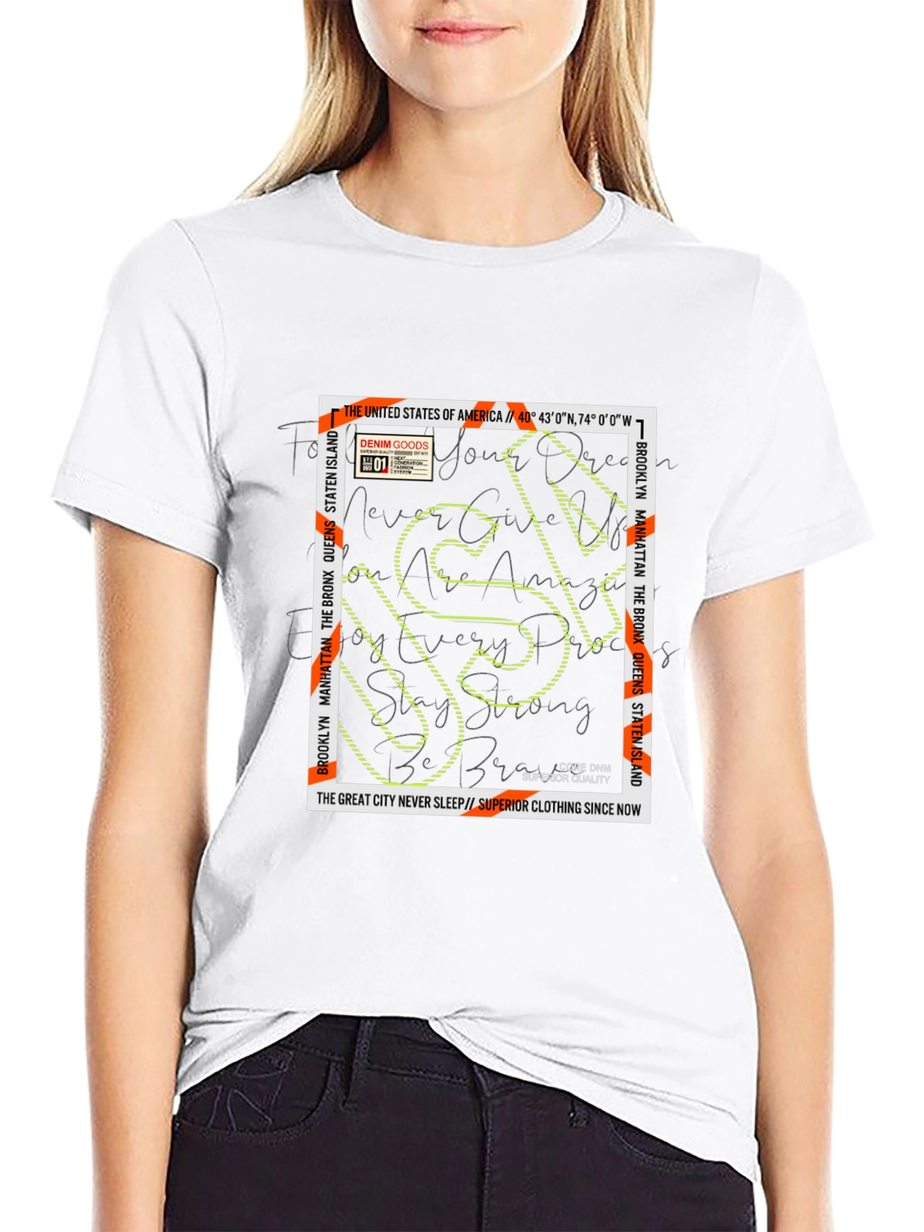 NYC Graphic Print Mens T-Shirt