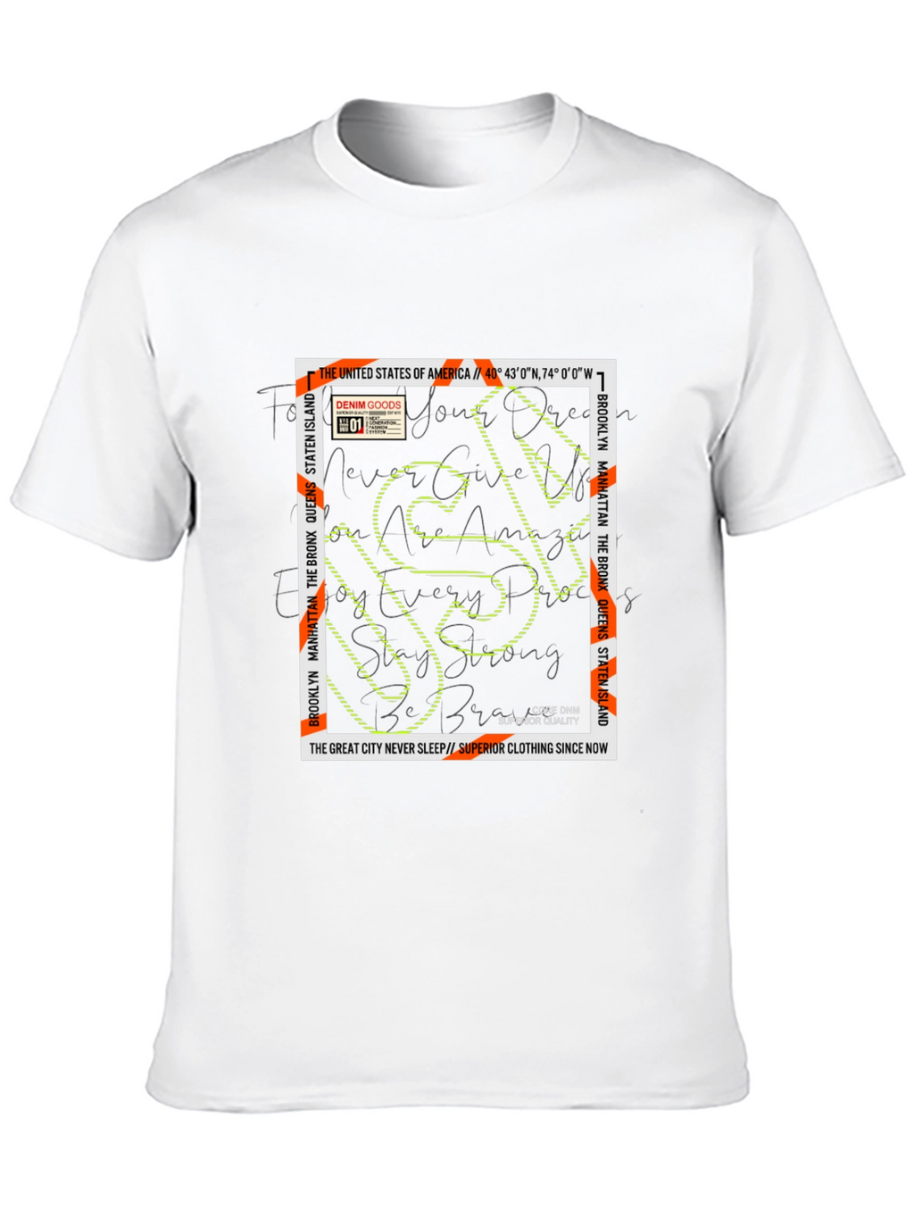 NYC Graphic Print Mens T-Shirt