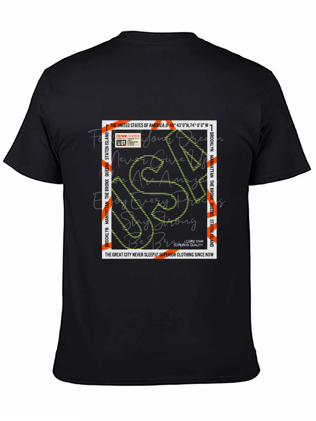 NYC Graphic Print Mens T-Shirt